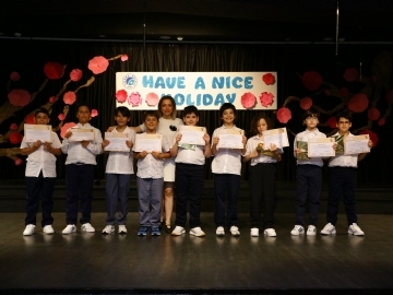 SECOND TERM AWARD CEREMONY AT ÇEVRE PRIMARY SCHOOL