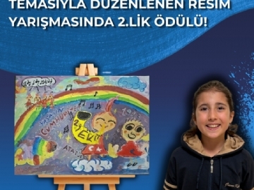 RESİM YARIŞMASINDA GURUR VEREN BAŞARI