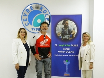 22. Yeşil Küre Ödülü’nün sahibi Orkun Olgar 